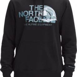 The North Face Men's Logo Play Pullover Hoodie Tnf Black