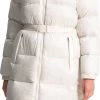 The North Face Women's Nuptse Belted Long Parka Pikes Purple