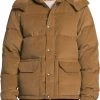 The North Face Men's Sierra Down Corduroy Parka Utility Brown