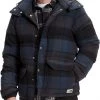 The North Face Men's Sierra Down Wool Parka Tnf Blk Expld Half Dm Pld