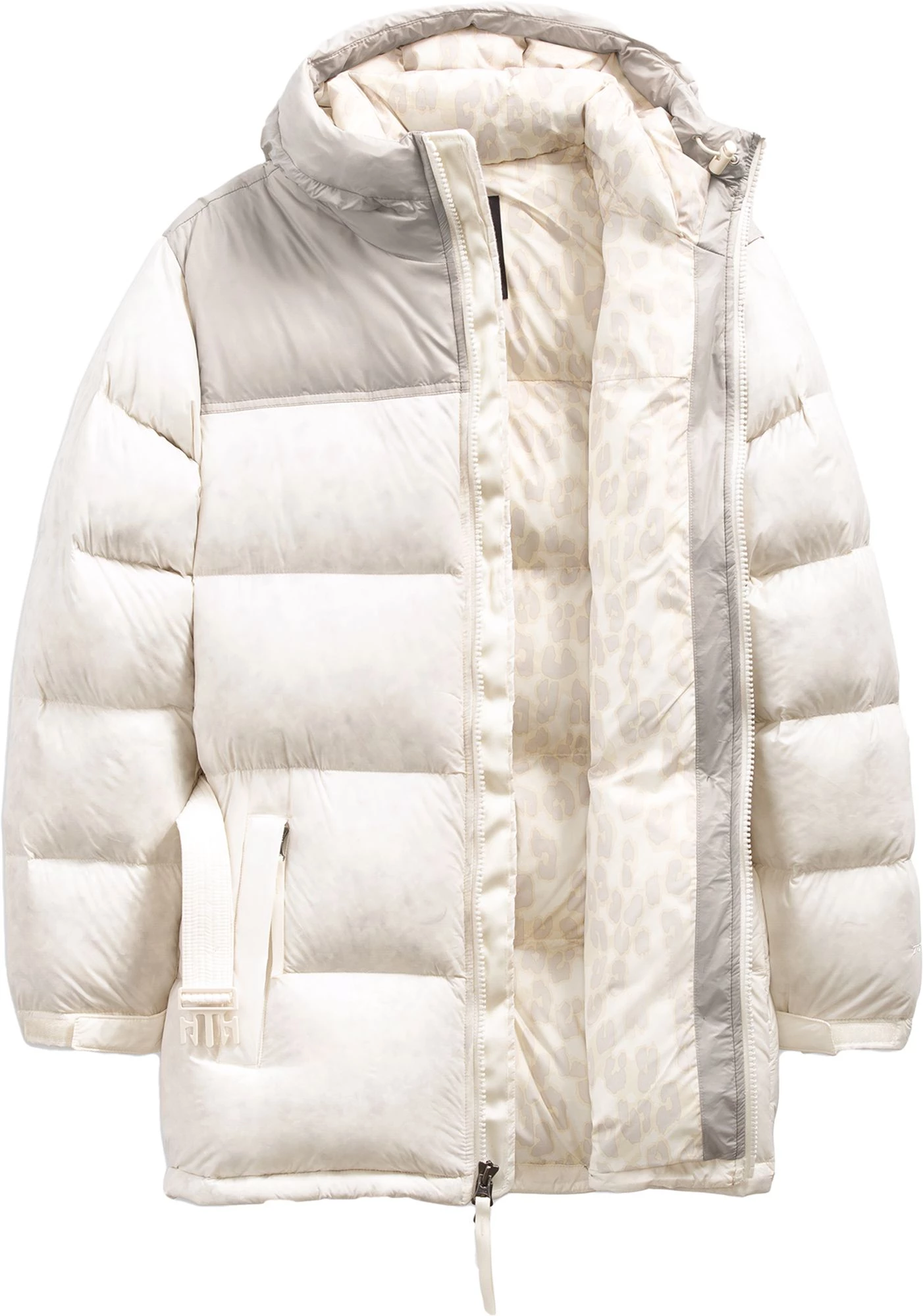 The North Face Women's Nuptse Belted Mid-Length Jacket Hawthorne Khaki 7 The North Face Women's Nuptse Belted Mid-Length Jacket Hawthorne Khaki - Image 7