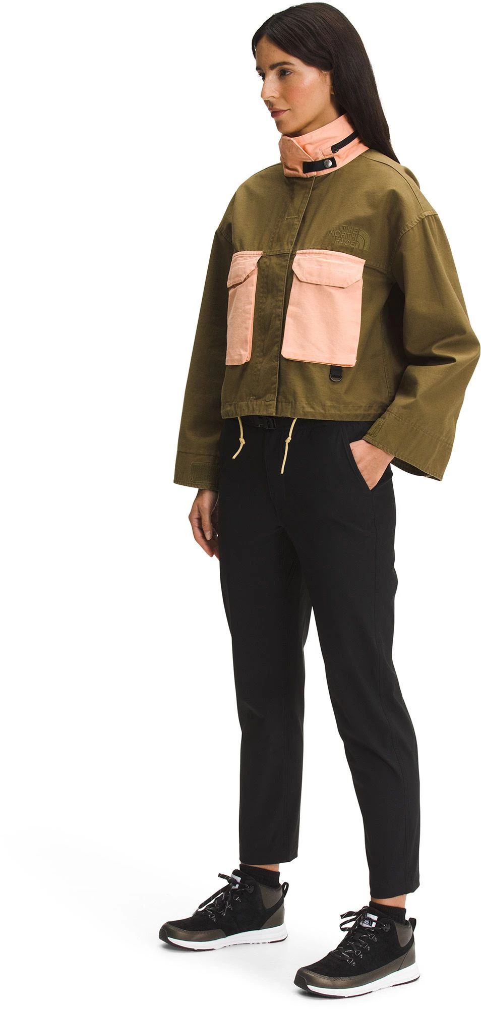 The North Face Women's M66 Utility Field Jacket Miliary Olive/apricot Ice 2 The North Face Women's M66 Utility Field Jacket Miliary Olive/apricot Ice - Image 2