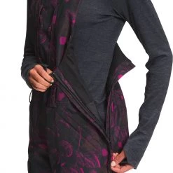 The North Face Women's Freedom Snow Bib Roxbury Pink Hlftone Flrl -DealsThe North Face Store unnamed file 1142