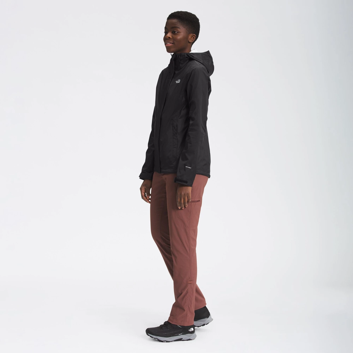 The North Face Women's Venture 2 Rain Jacket Tnf Black/tnf Black 2 The North Face Women's Venture 2 Rain Jacket Tnf Black/tnf Black - Image 2