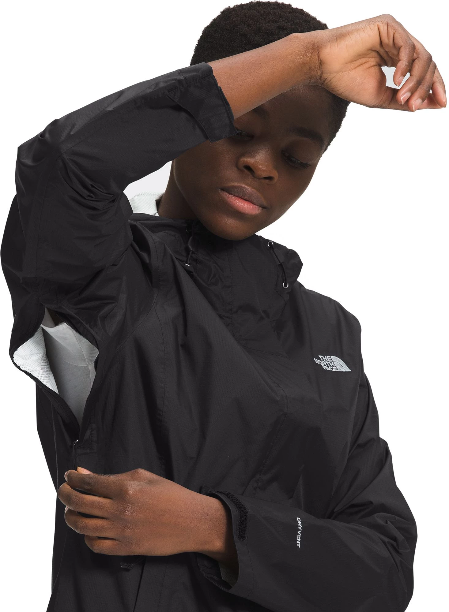 The North Face Women's Venture 2 Rain Jacket Tnf Black/tnf Black 4 The North Face Women's Venture 2 Rain Jacket Tnf Black/tnf Black - Image 4