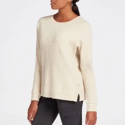 The North Face Women's Chabot Crewneck Sweatshirt Bleached Sand -DealsThe North Face Store unnamed file 1256
