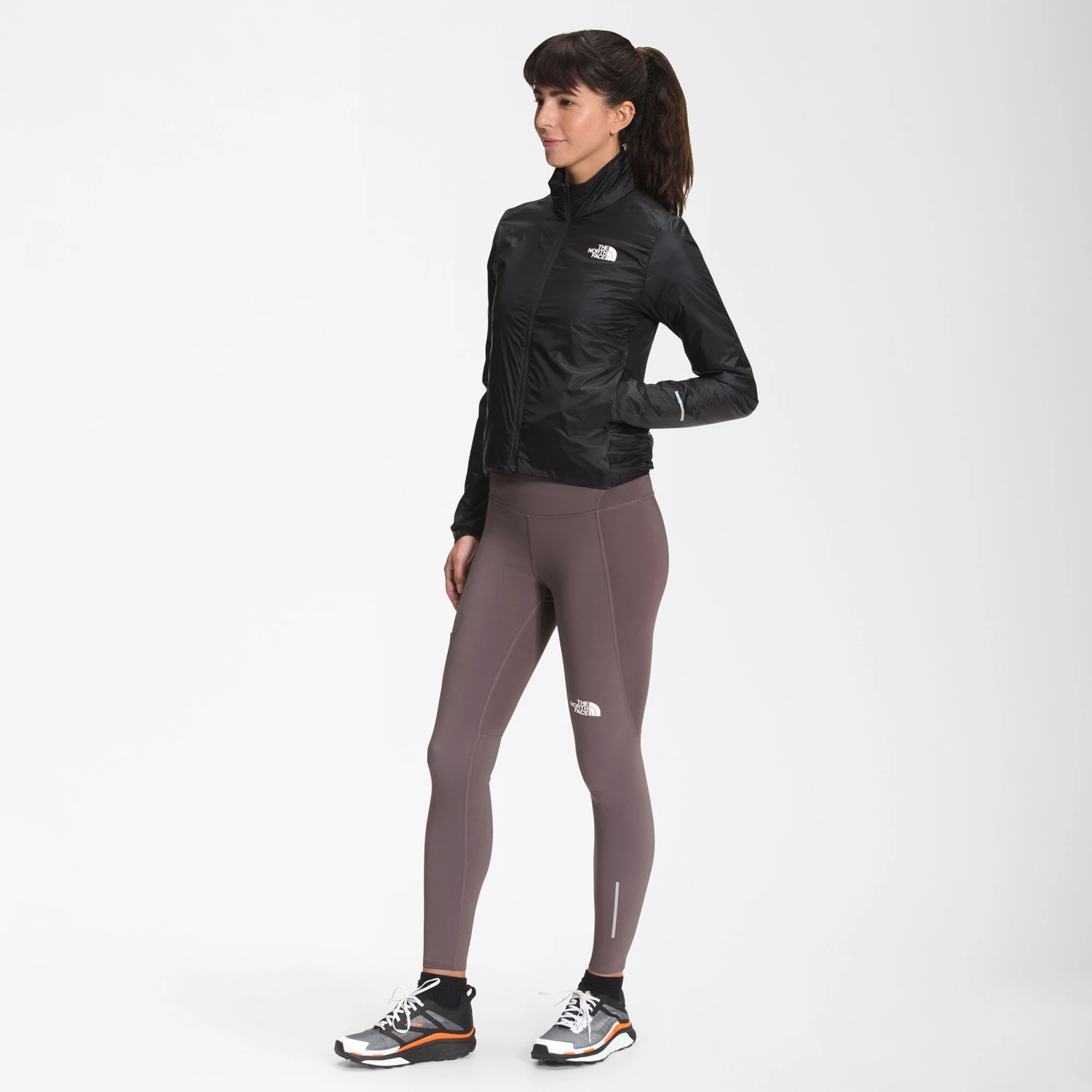 The North Face Women's Winter Warm Tights Graphite Purple 2 The North Face Women's Winter Warm Tights Graphite Purple - Image 2