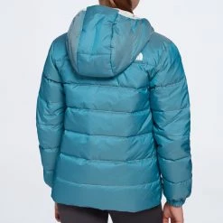The North Face Girls' Printed Hyalite Down Jacket Ice Blue -DealsThe North Face Store unnamed file 1296