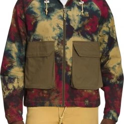 The North Face Printed Ripstop Wind Hoodie For Men Wasabi Large Icon Plaid 2