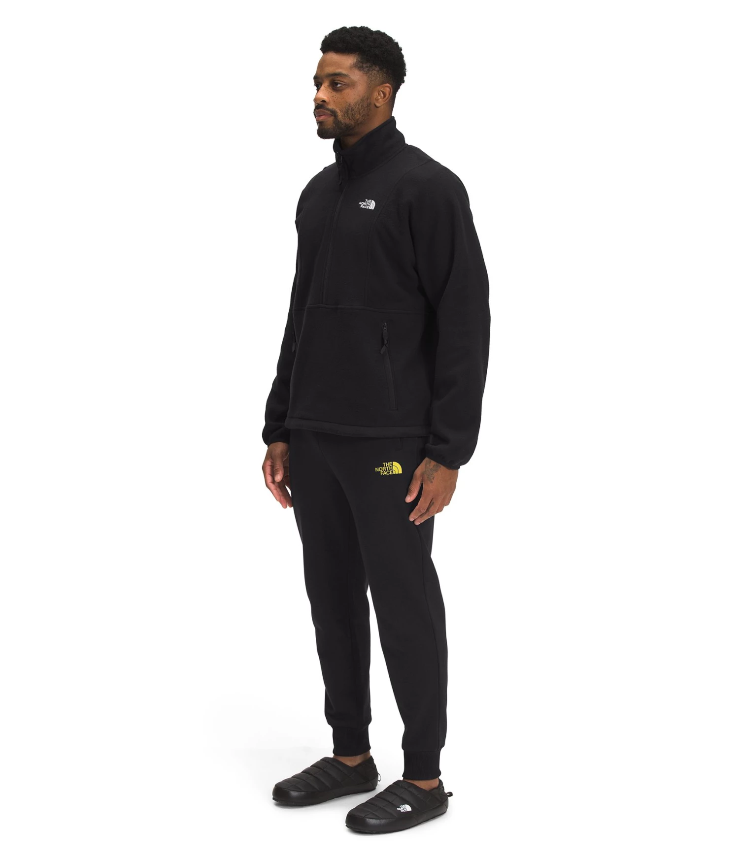 The North Face Men's TKA Attitude 1/4 Zip Fleece Tnf Black 2 The North Face Men's TKA Attitude 1/4 Zip Fleece Tnf Black - Image 2