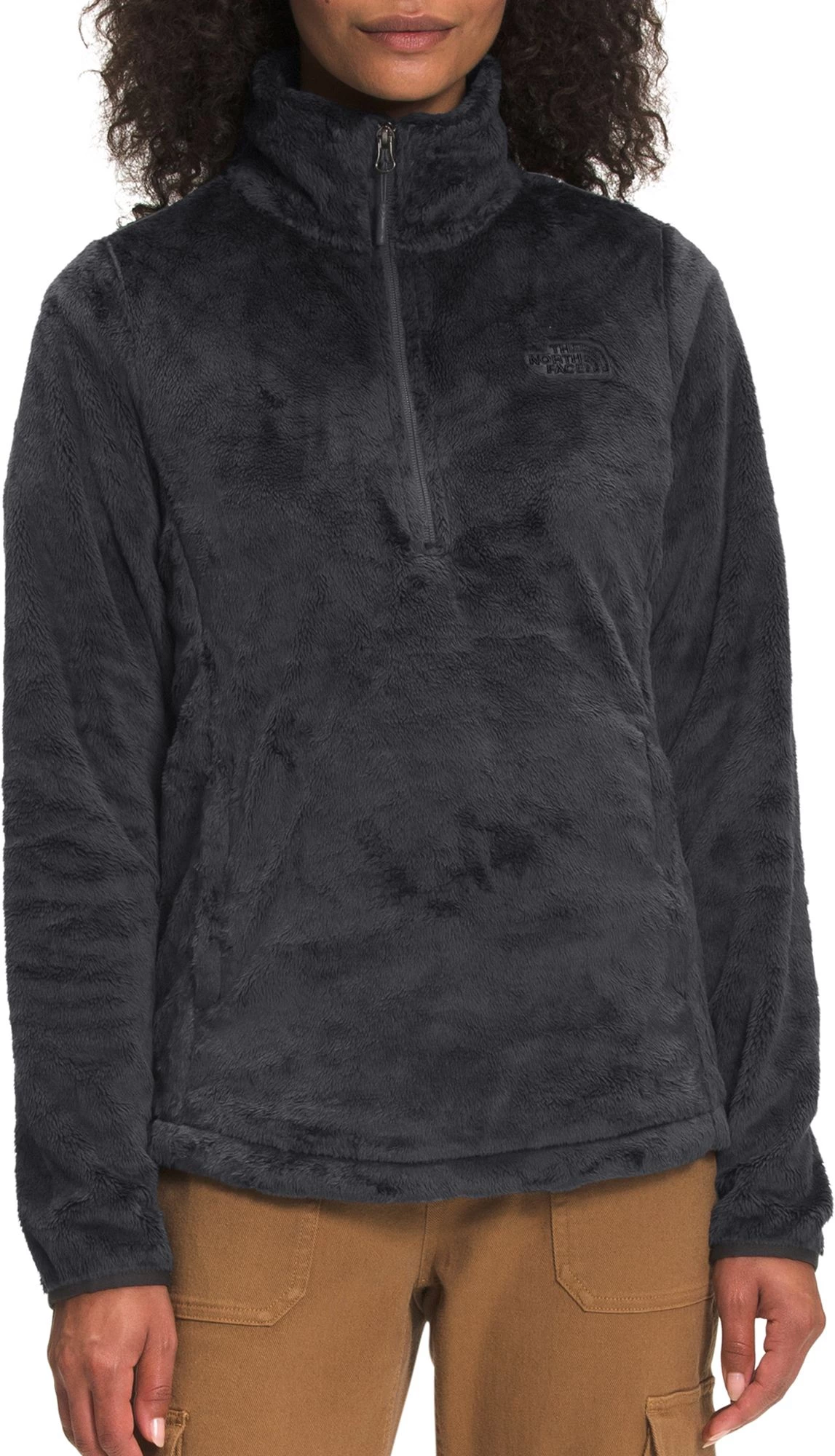 The North Face Women's Osito 1/4 Zip Fleece Pullover Asphalt Grey 1 The North Face Women's Osito 1/4 Zip Fleece Pullover Asphalt Grey