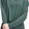 The North Face Women's Basin Long Sleeve Funnel Neck Pullover Tnf Black