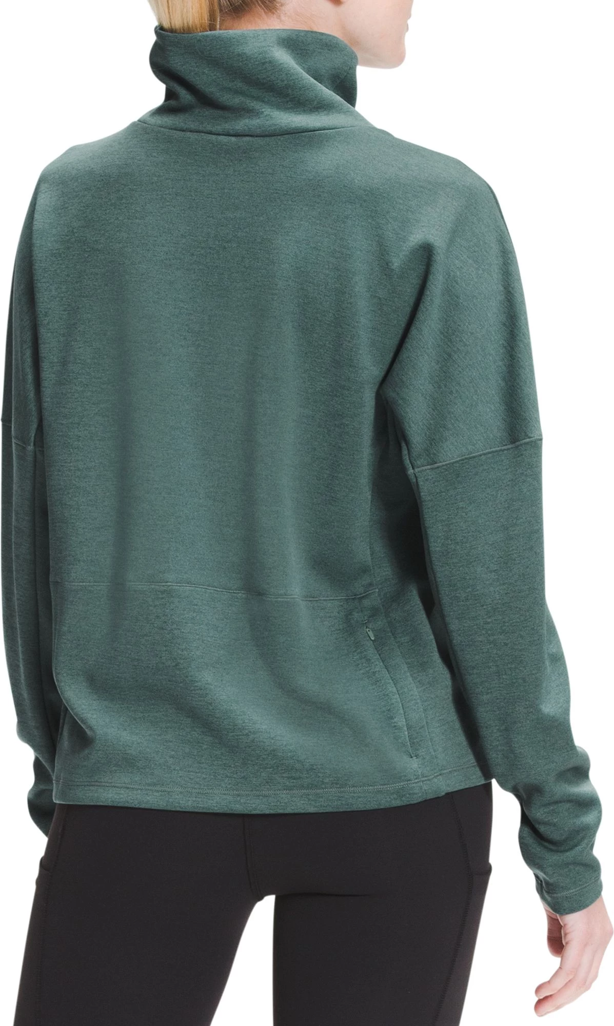 The North Face Women's Basin Long Sleeve Funnel Neck Pullover Tnf Black 3 The North Face Women's Basin Long Sleeve Funnel Neck Pullover Tnf Black - Image 3
