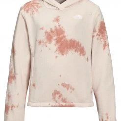 The North Face Girls' Tie-Dye Camp Fleece Hoodie Laurel Wreath Green -DealsThe North Face Store unnamed file 1441