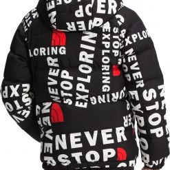 The North Face Boys' Printed Reversible Hyalite Down Jacket Tnf Black Tagline Toss -DealsThe North Face Store unnamed file 1448