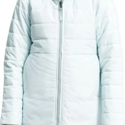 The North Face Girls' Reversible Mossbud Swirl Parka Jacket Tnf Black