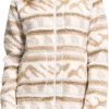 The North Face Women's Printed Ridge Fleece Full-Zip Jacket Minimal Grey Cloudy Dye