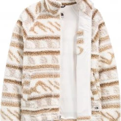 The North Face Women's Printed Ridge Fleece Full-Zip Jacket Minimal Grey Cloudy Dye -DealsThe North Face Store unnamed file 1546