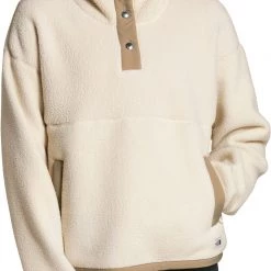 The North Face Women's Cragmont 1/4 Snap Fleece Pullover Blue Wing Teal/pink Clay