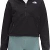 The North Face Women's TKA Attitude 1/4 Zip Fleece Pullover Tnf Black