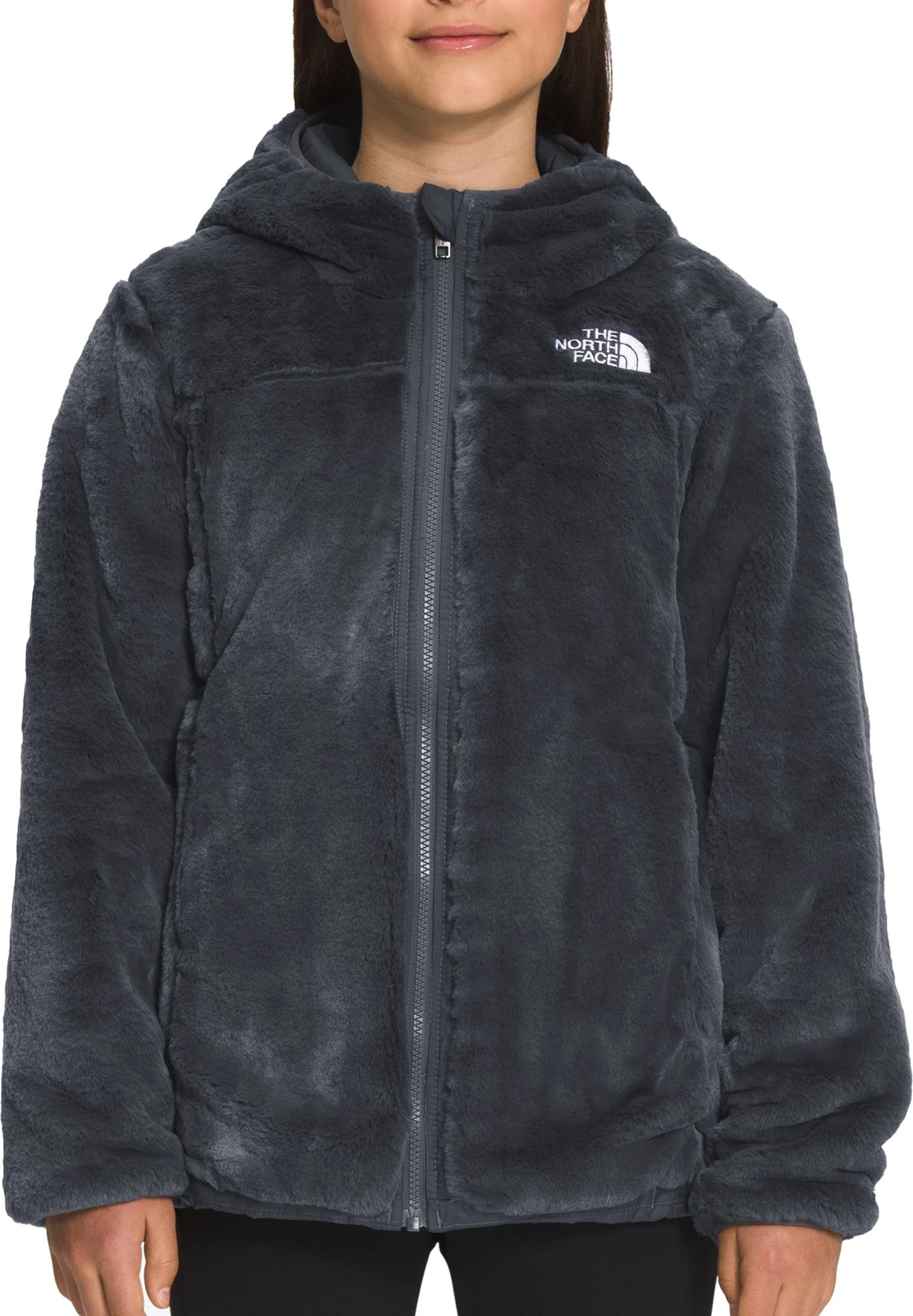 The North Face Girls' Reversible Mossbud Parka Wild Ginger 3 The North Face Girls' Reversible Mossbud Parka Wild Ginger - Image 3