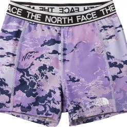 The North Face Girls' Bike Shorts Trmln Blu Mlti Flrl Cmo