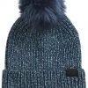 The North Face Airspun Pom Beanie For Women Shady Blue