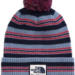 The North Face Heritage Pom Beanie For Men Folk Blue/multi/color