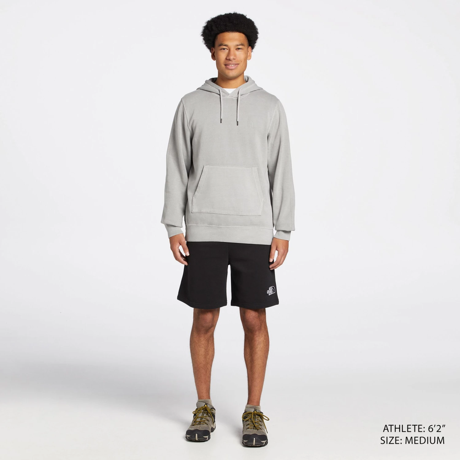 The North Face Men's Garment Dye Hoodie Shady Blue 2 The North Face Men's Garment Dye Hoodie Shady Blue - Image 2