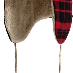 The North Face Canvas Trapper Hat For Men Tnf Rd Hrtg Med 2 Clr Pld