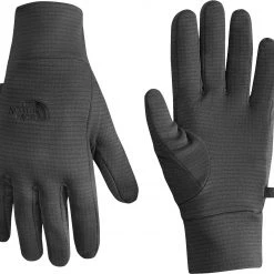 The North Face Adult FlashDry Liner Gloves For Men Asphalt Grey