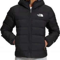 The North Face Girls' Reversible North Down Jacket Tnf Black