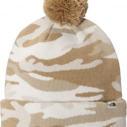 The North Face Adult Ski Tuke Beanie For Men Kelp Tan/brushwood Camo
