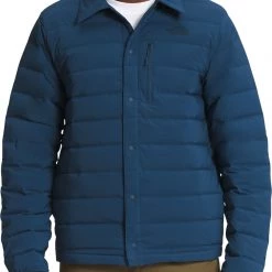 The North Face Men's Belleview Stretch Down Shirt Jacket Shady Blue