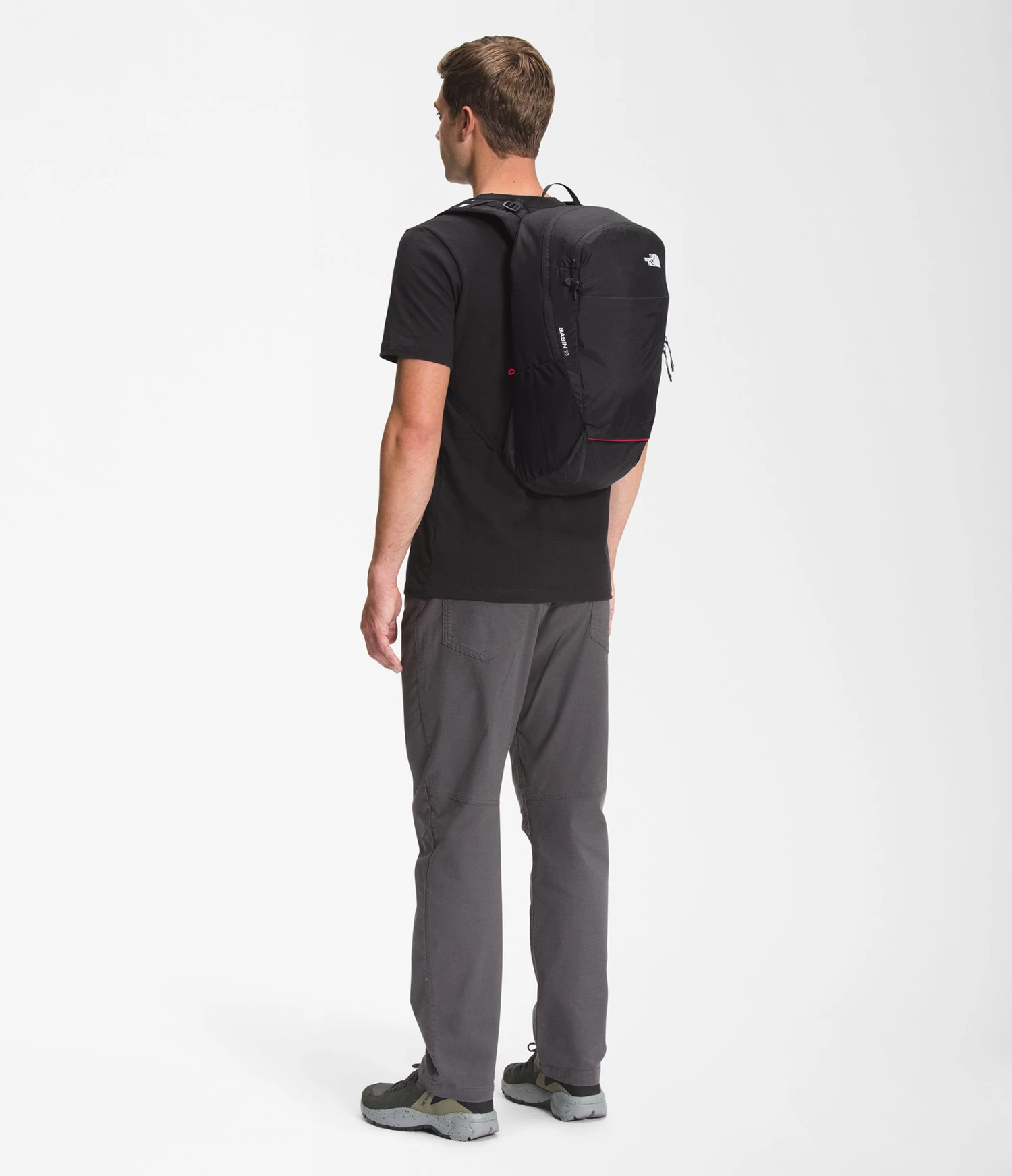 The North Face Basin 18 Daypack For Unisex Tnf Black/tnf Black 2 The North Face Basin 18 Daypack For Unisex Tnf Black/tnf Black - Image 2