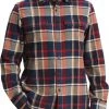 The North Face Men's Arroyo Flannel Shirt Pndrs Grn Large Icn Pld 2