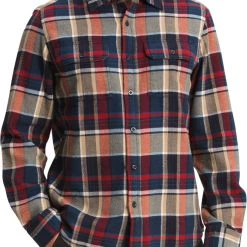 The North Face Men's Arroyo Flannel Shirt Pndrs Grn Large Icn Pld 2