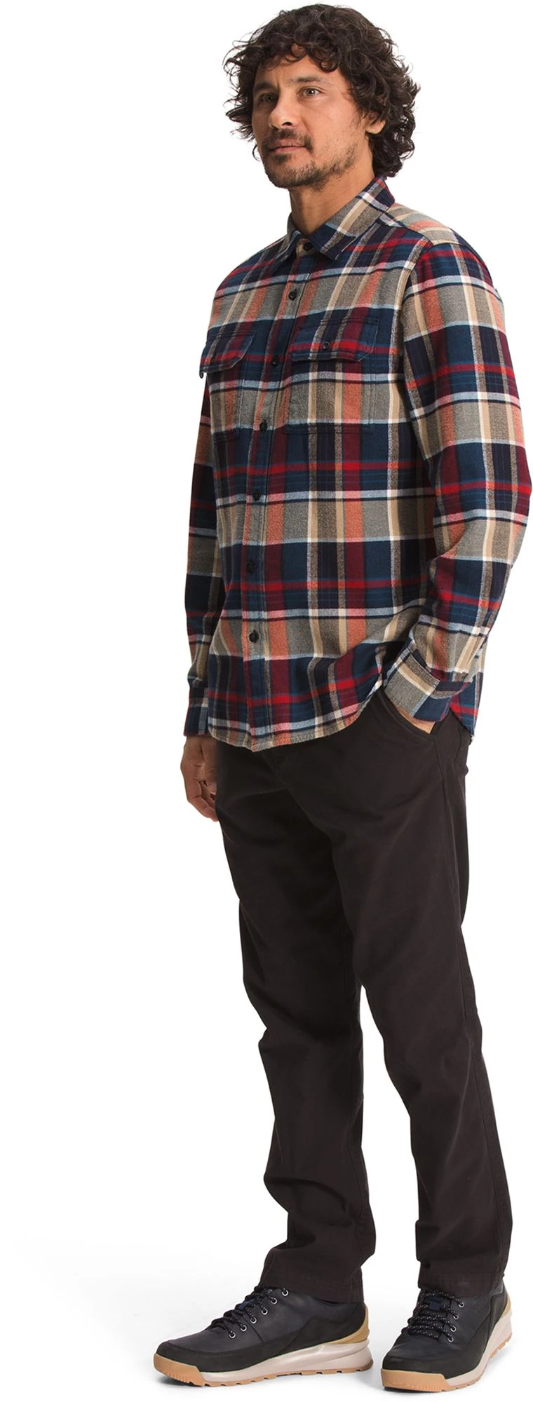 The North Face Men's Arroyo Flannel Shirt Pndrs Grn Large Icn Pld 2 2 The North Face Men's Arroyo Flannel Shirt Pndrs Grn Large Icn Pld 2 - Image 2