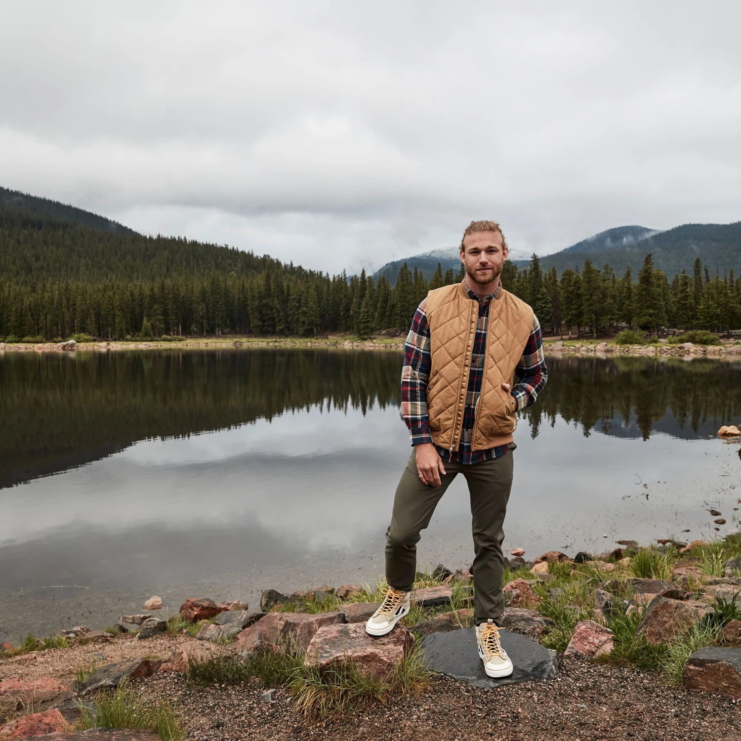 The North Face Men's Arroyo Flannel Shirt Pndrs Grn Large Icn Pld 2 4 The North Face Men's Arroyo Flannel Shirt Pndrs Grn Large Icn Pld 2 - Image 4