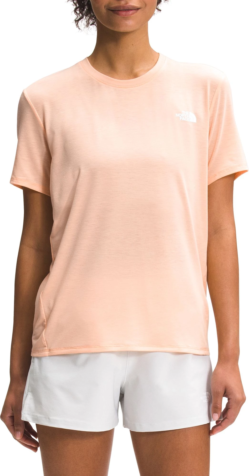 The North Face Women's Wander Short Sleeve T-Shirt Apricot Ice 1 The North Face Women's Wander Short Sleeve T-Shirt Apricot Ice