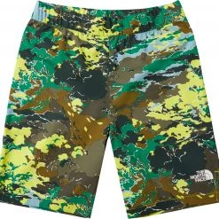 The North Face Boys' On Mountain Shorts Sulphur Sprng Grn Cld Cmo