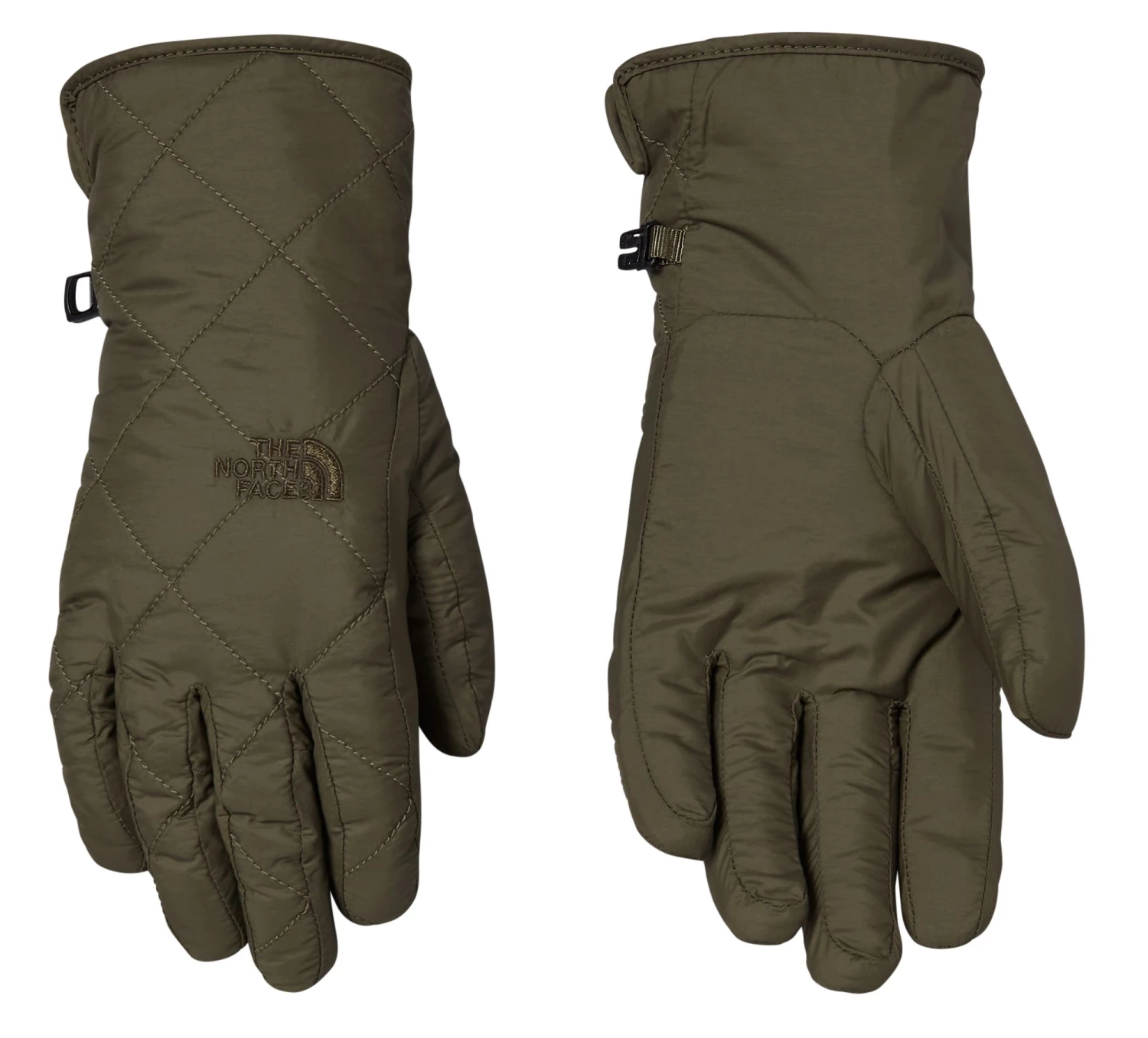 The North Face Women's Rosie Quilt Gloves New Taupe Green 1 The North Face Women's Rosie Quilt Gloves New Taupe Green
