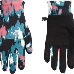 The North Face Women's Etip Recycled Gloves Malrd Bl Abstrt Ikat Prnt