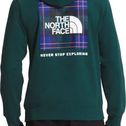 The North Face Men's Printed Box NSE Hoodie Pndrsgr/pndrsgrmdicnpdprt