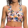 The North Face Women's Printed Midline Sports Bra Tnf Blck Intl Ws Print