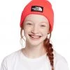 The North Face Kids' Box Logo Cuffed Beanie For Boys' Tnf Black