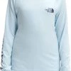 The North Face Girls' Long Sleeve Sun Shirt Beta Blue Heather