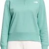 The North Face Women's Standard &frac14; Zip Fleece Sweatshirt Wild Ginger