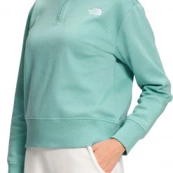 The North Face Women's Standard ¼ Zip Fleece Sweatshirt Wild Ginger -DealsThe North Face Store unnamed file 242
