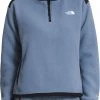 The North Face Women's Alpine 200 &frac14; Zip Sweatshirt Folk Blue/tnf Black